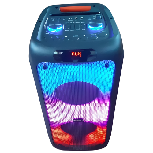 Колонка акустическая портативнаяКараокеDG1095А 2023 120ВтP M P O 6800WПульт2 микрофонаBluetoothAUXUsb FM 17500₽