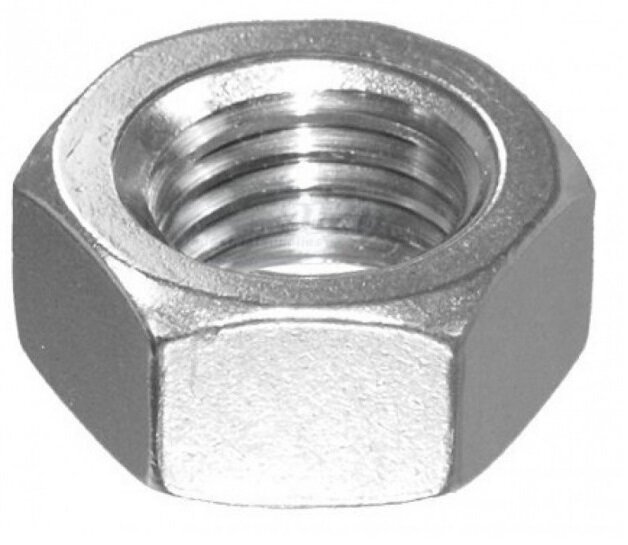 Набор гаек Instart размер М10, шестигранная, класс прочности 6.0, оцинкованное покрытие