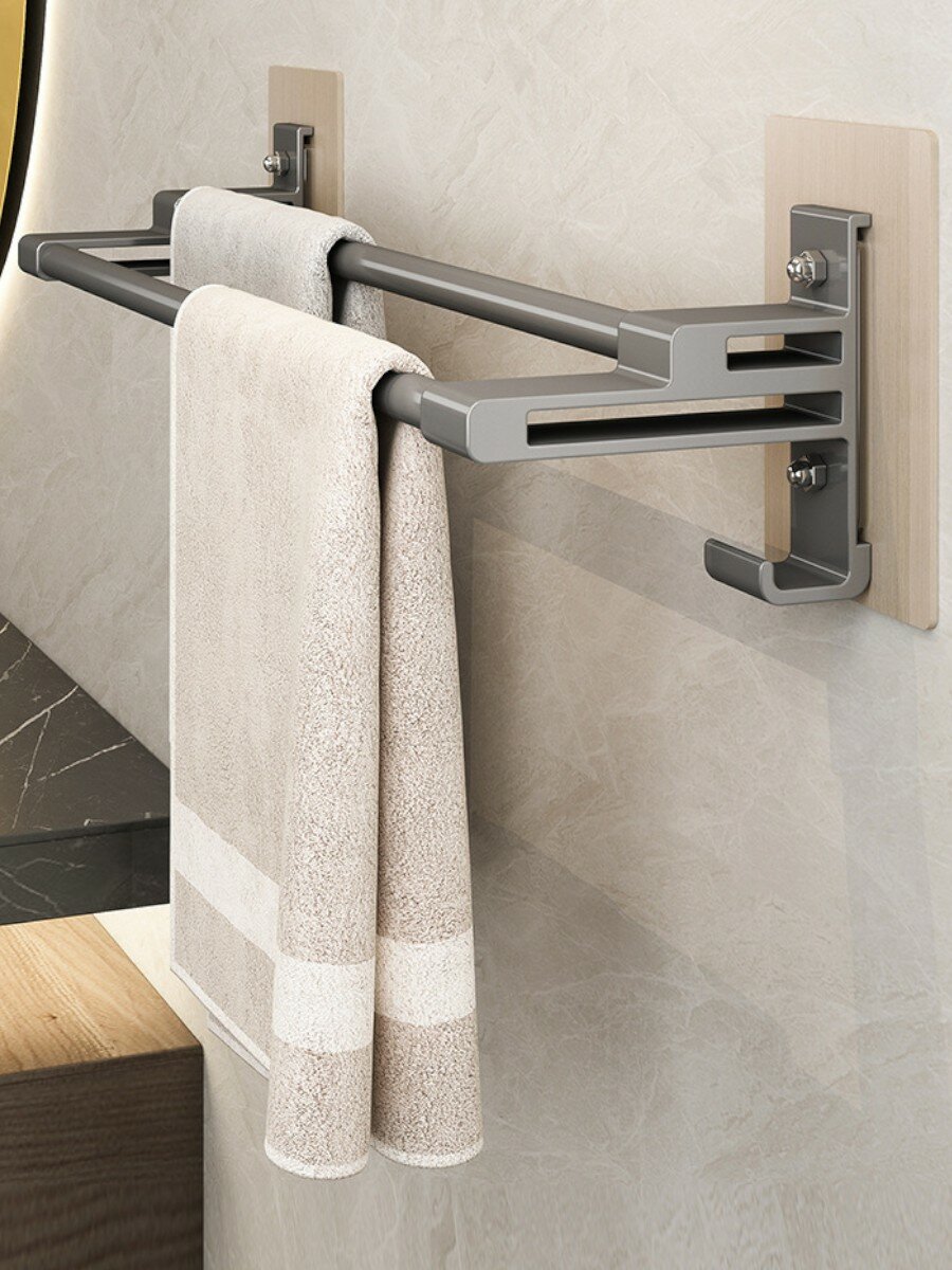 Держатели Полотенец Xiaomi Держатель для полотенец в ванную без сверления вешалка для полотенец настенная самоклеящаяся 50 см
