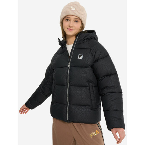 фото Куртка fila, размер 134-140 [ru 98-176 (2)-fla-ж ss24], черный