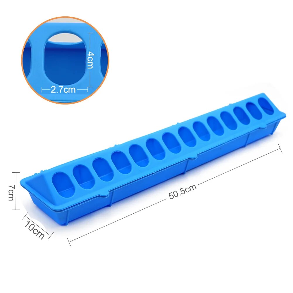 50 см кормушка для птиц кормушка для кур фонтан с откидной крышкой кормушка для цыплят перепелов Детская кормушка кормушка для птиц фазанов Синий