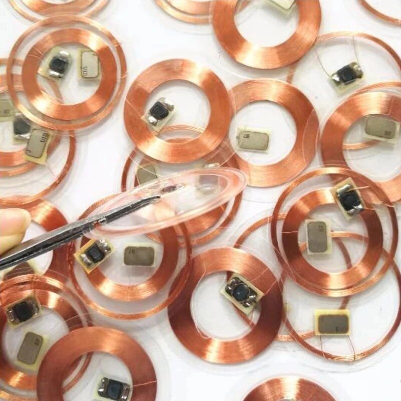 RFID-брелок перезаписываемый двойной чип 38 мм