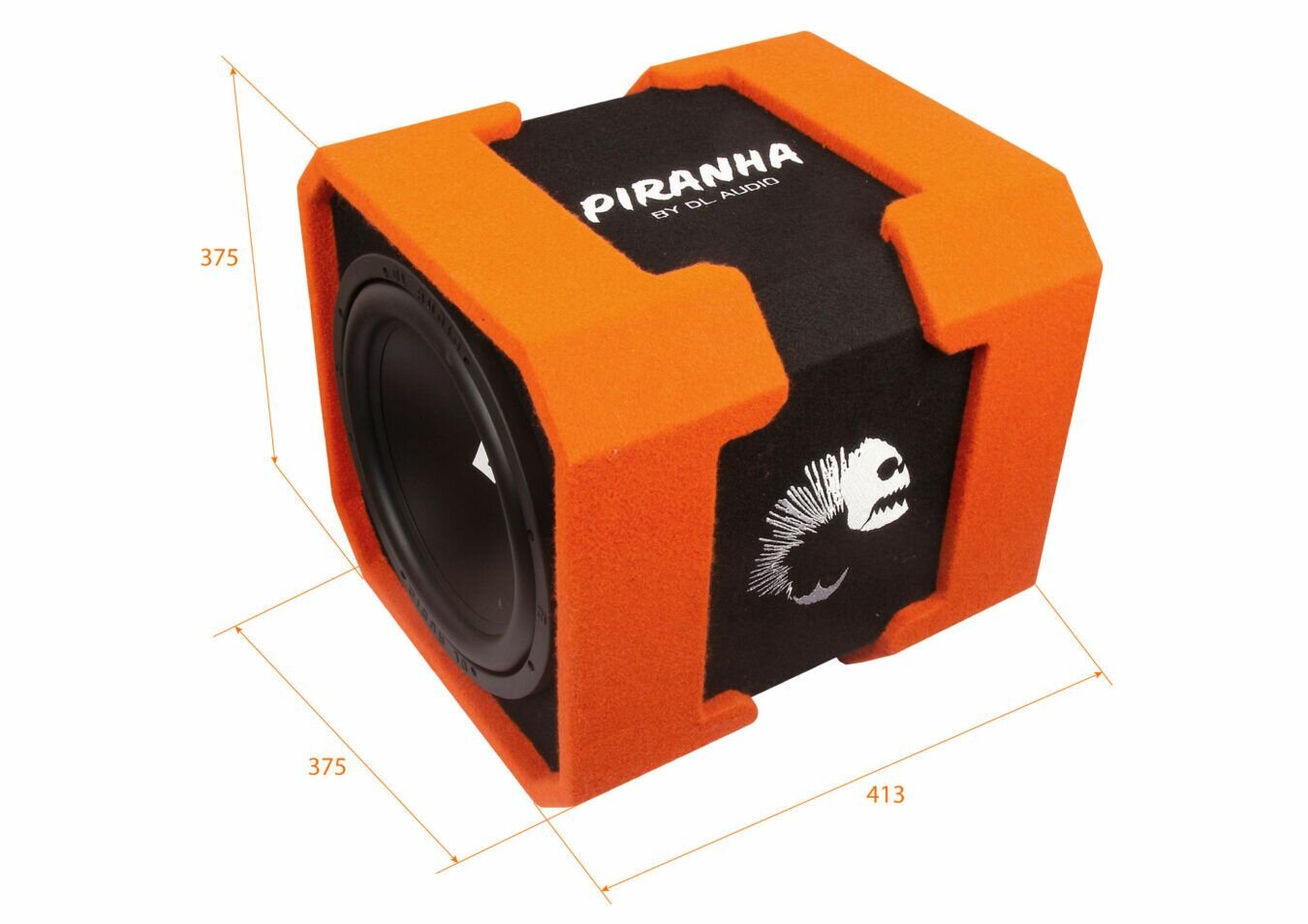 Сабвуфер автомобильный активный DL Audio Piranha 12A Twin V.2