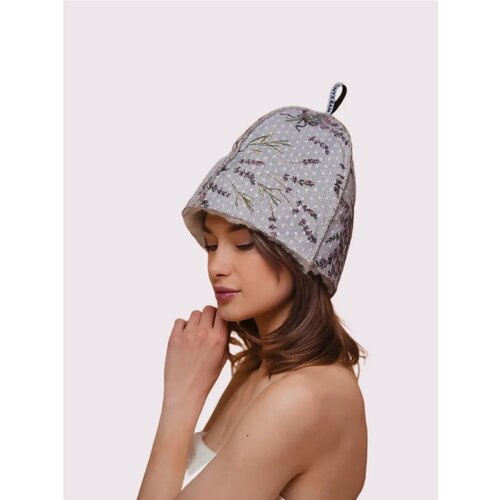 фото Шапка для бани и сауны из овчины onyxram
