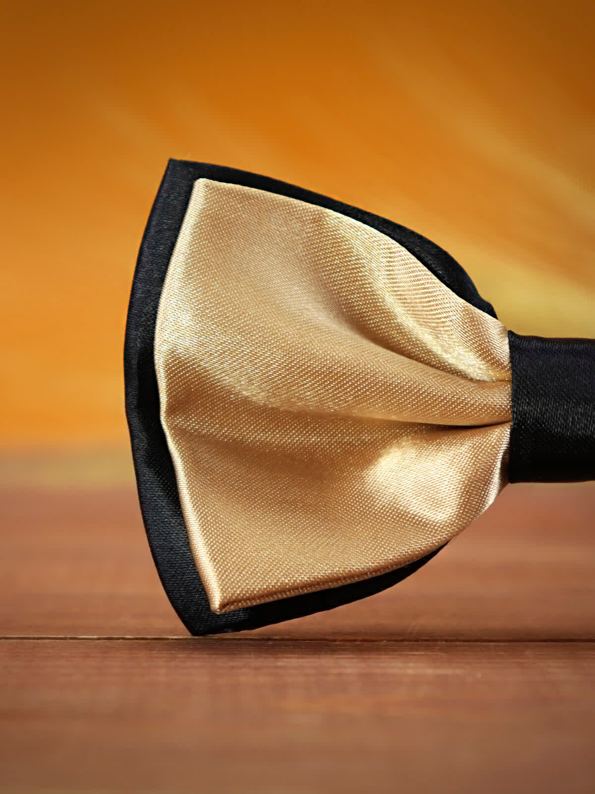 Бабочка 2beMan, черный, бежевый — фото 1