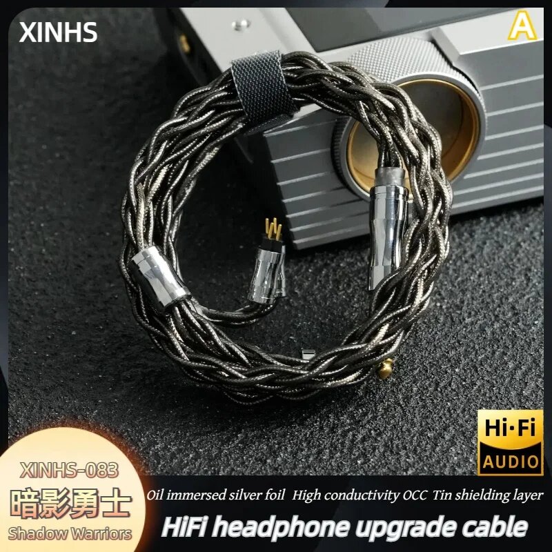 XINHS 4-ядерный сбалансированный кабель для наушников 2,5 мм 4,4 мм, 0.78mm 2Pin Normal, 3.5mm