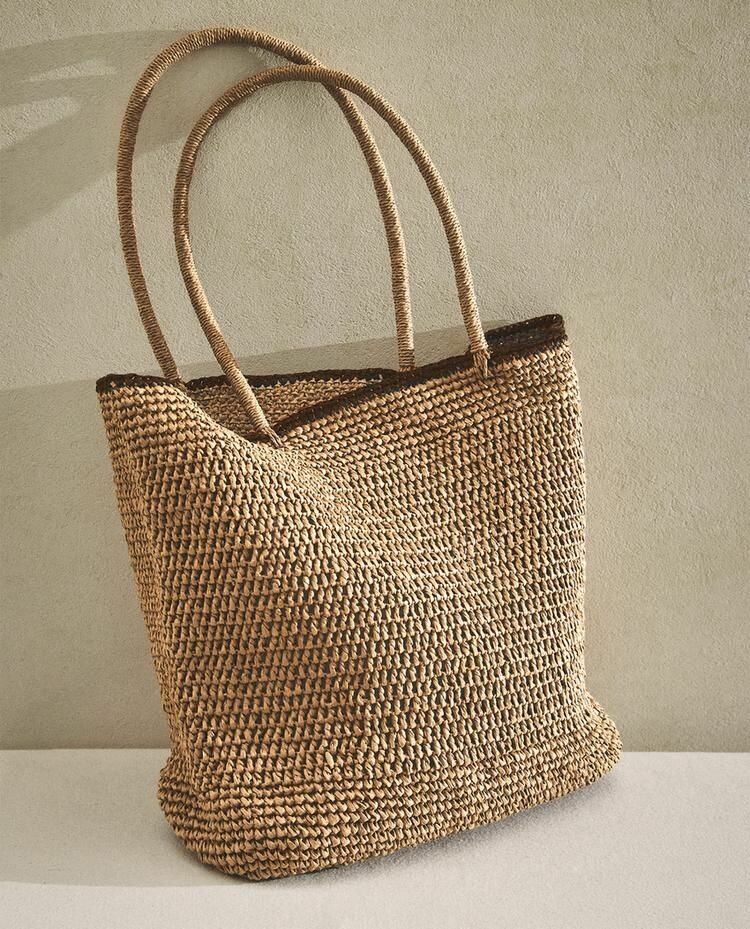 Сумка шоппер ZARA HOME, бежевый