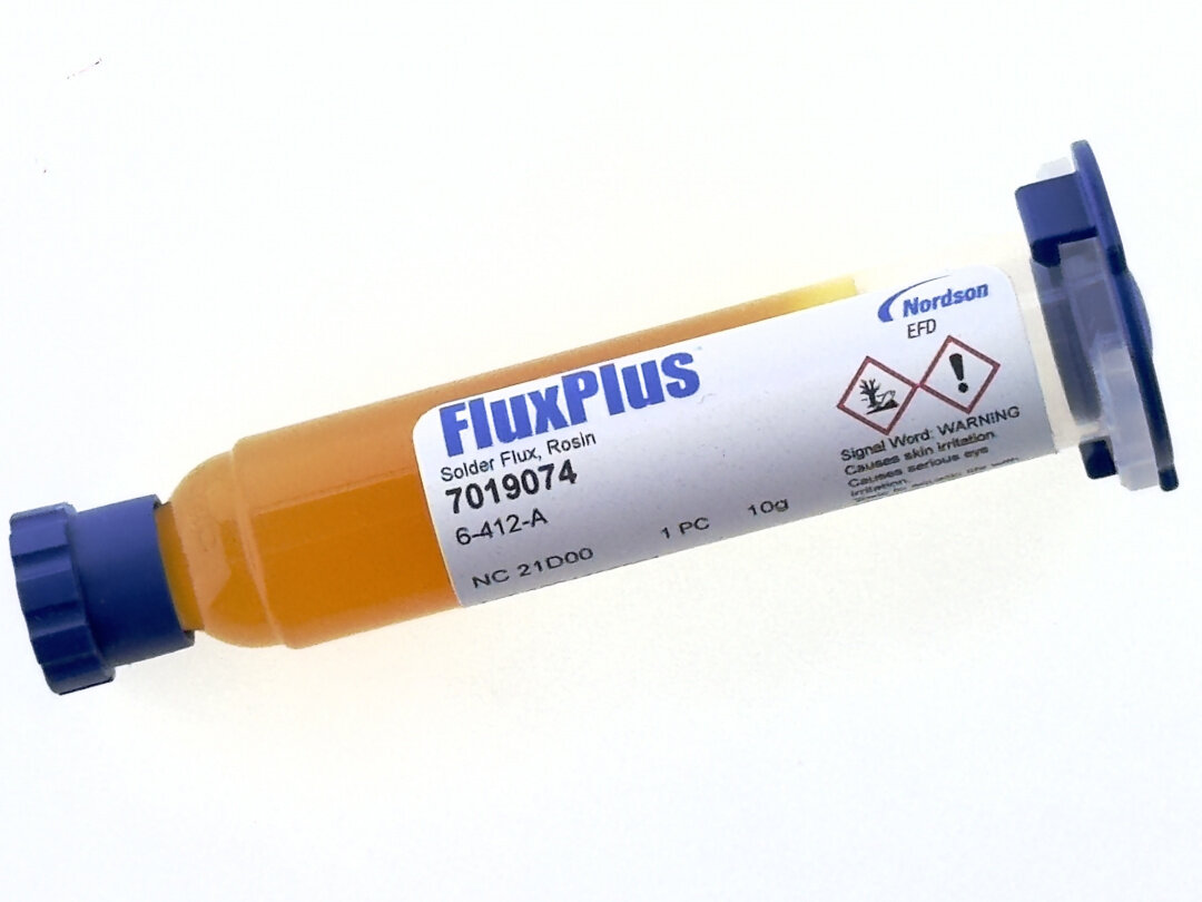 Флюс-гель FluxPlus 6-412-A EFD, 10г, безотмывочный, дата производства: 24.01.2025, оригинал