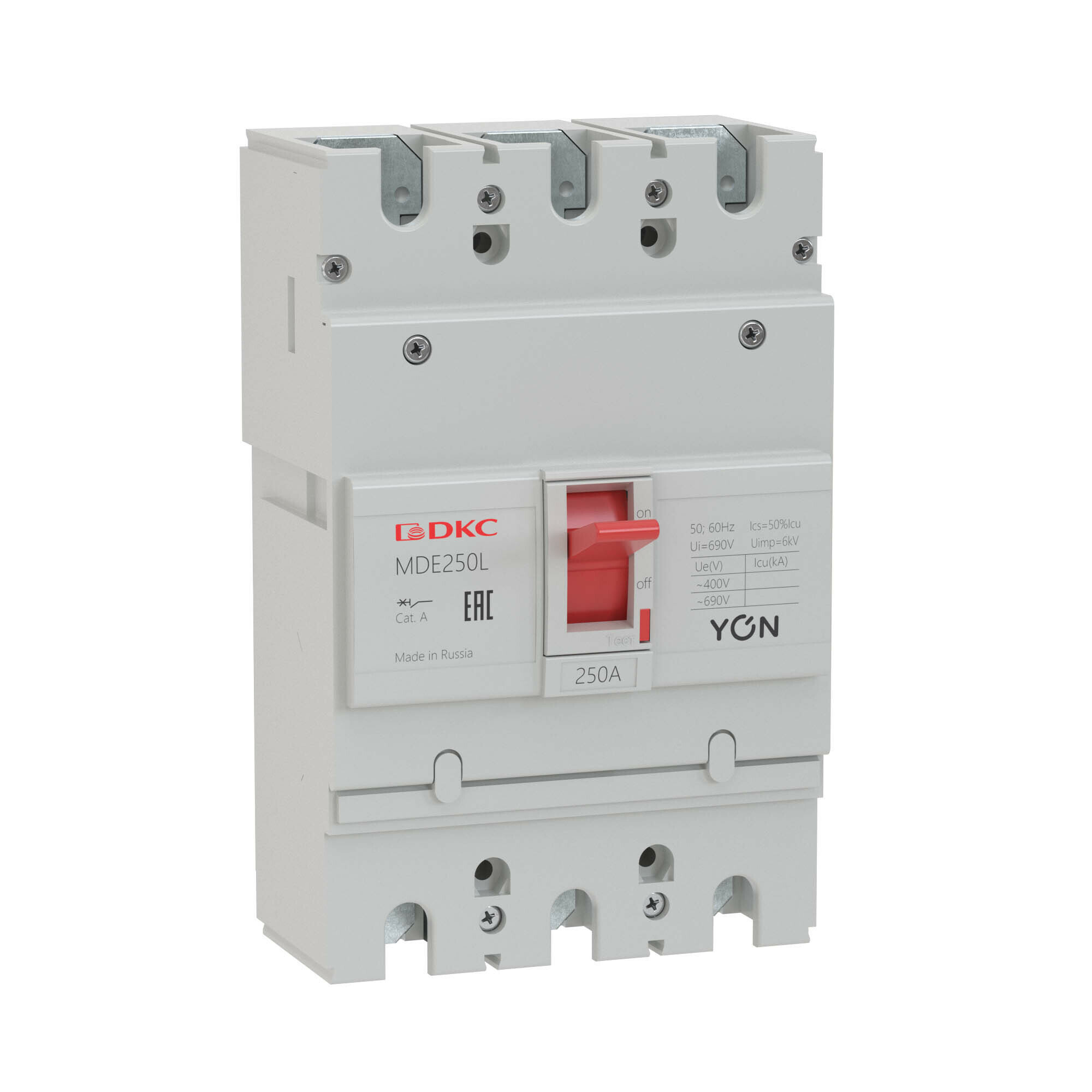 Авт. выкл. YON MDE250L250 3P 250А 18kA, MDE250L250
