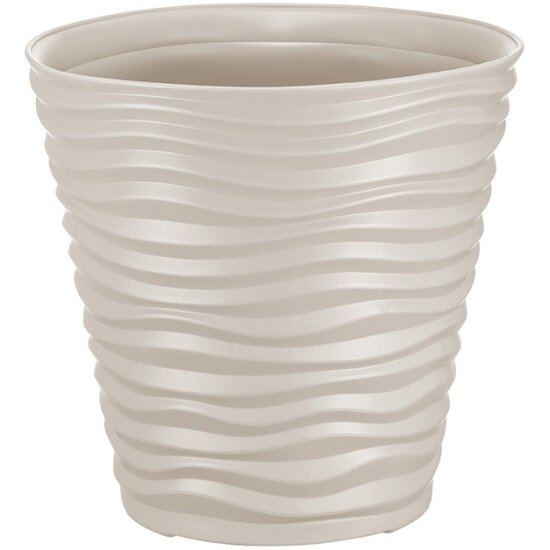 Кашпо Idea дюна D460мм H 450мм 50л М 3403 Кремовый