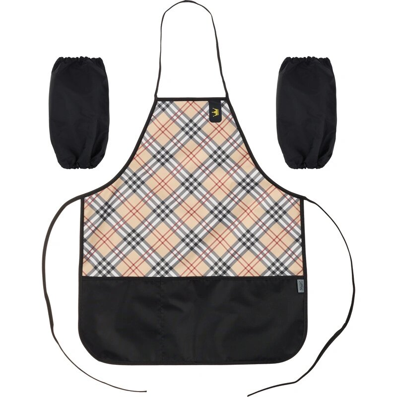 Фартук для труда Кому Класс Queen беж2карм нарукав 535x445 ФН41-20-2