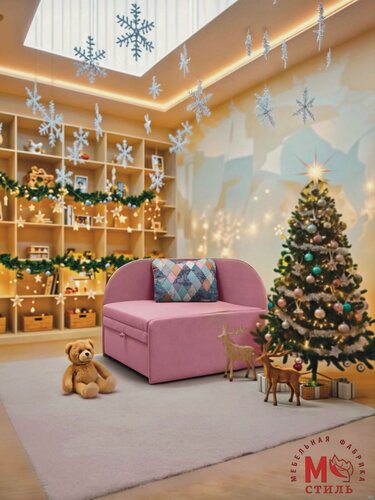 Изображение товара Диван детский выкатной М-Стиль "Гамбург" от 3х лет, спальное место 180х78 см, правый угол сборки