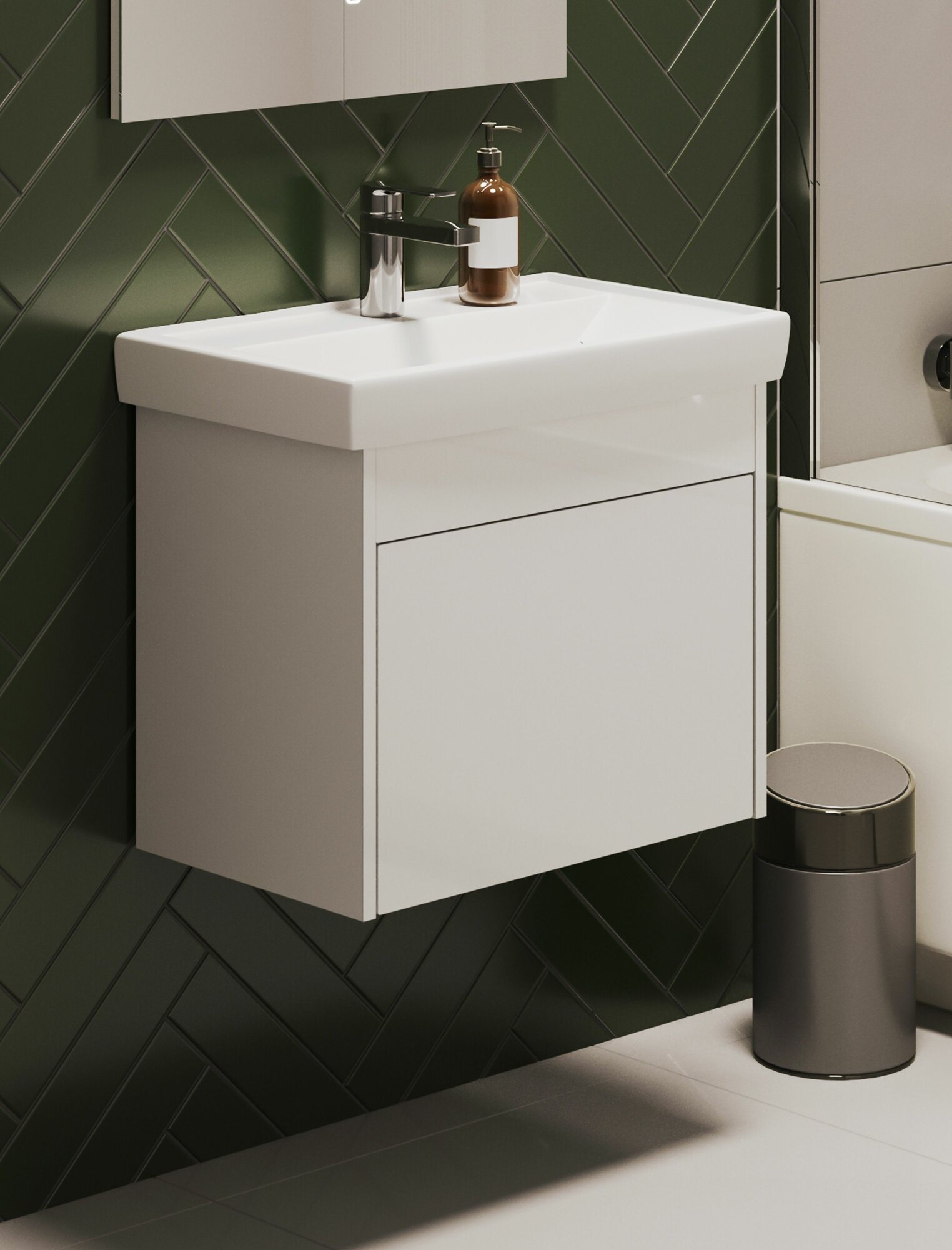 Тумба Амур подвесная под умывальник 