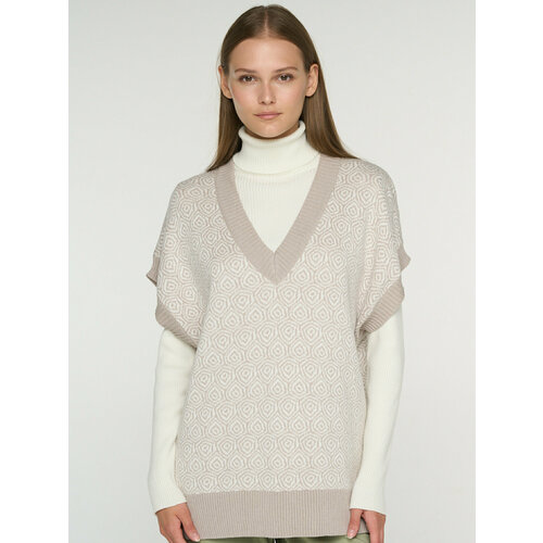 фото Жилет newvay, размер 50/52, бежевый