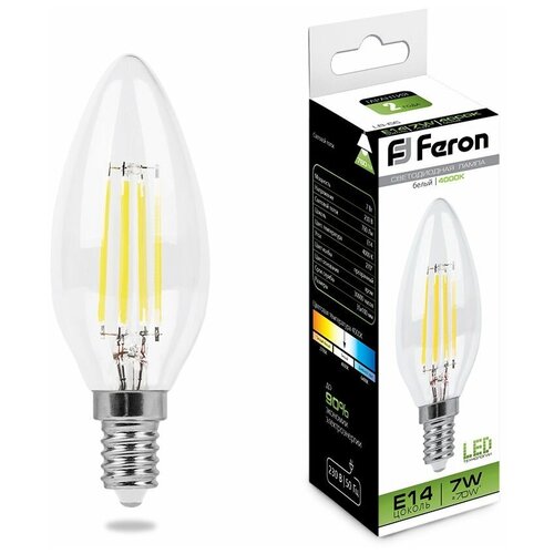 Feron LB-66 25780, C35, 7 Вт, 4000 К