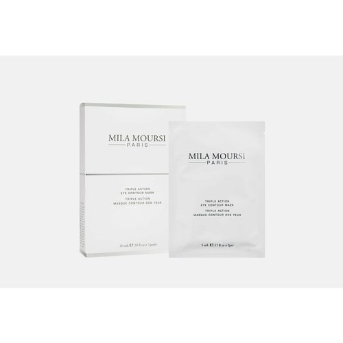 Антивозрастная Крио Маска для контура глаз MILA MOURSI triple action eye contour mask антивозрастная крио маска для контура глаз mila moursi triple action eye contour mask 5 шт