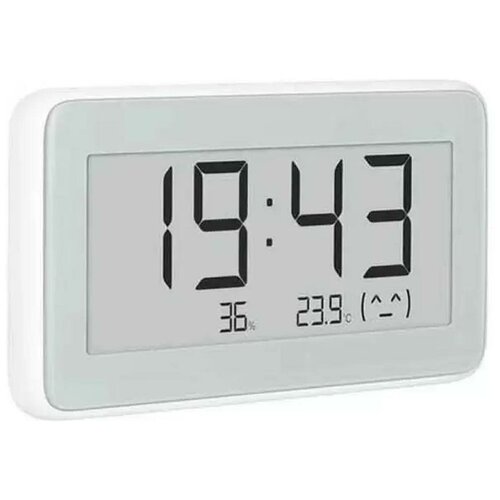 Датчик температуры и влажности Xiaomi Temperature and Humidity Monitor Clock, белый [bhr5435gl]