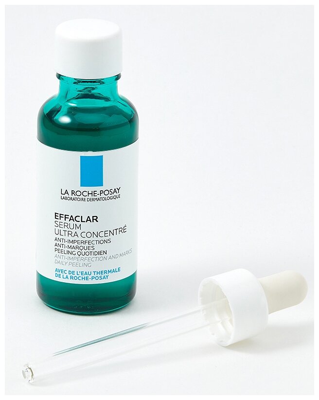 Ультраконцентрированная сыворотка La Roche-Posay с эффектом пилинга и комплексом трех кислот для жирной проблемной кожи, 30 мл - фото №6
