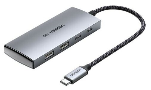 Хаб (разветвитель) Ugreen 4 в 1, 2 х USB C 3.1, 2 х USB A 3.1