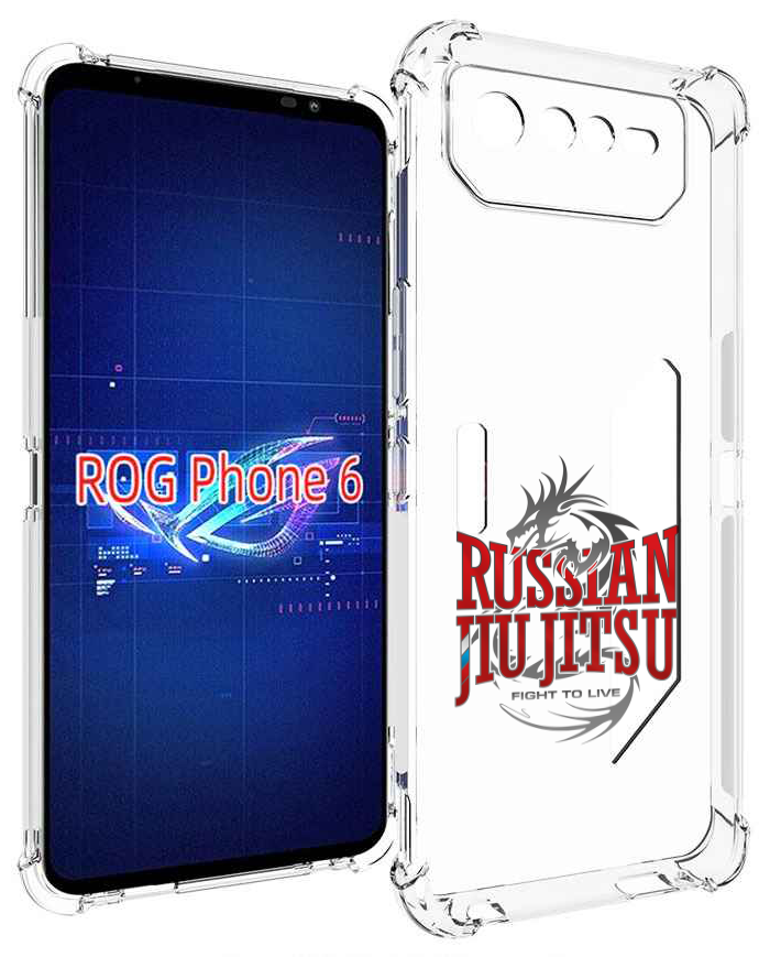 Чехол MyPads джиу джитсу для Asus ROG Phone 6 задняя-панель-накладка-бампер