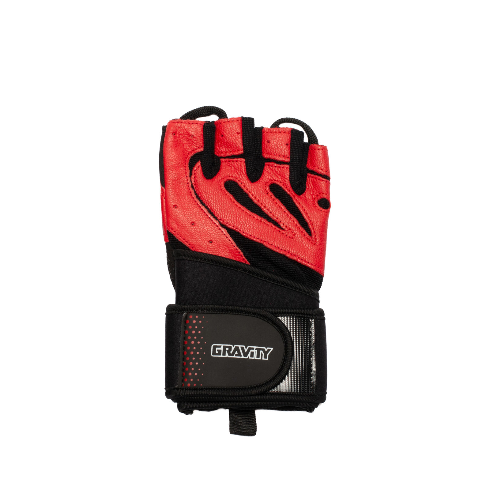 Мужские перчатки для фитнеса Gravity Gel Performer черно-красные, M