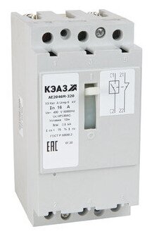 Выключатель автоматический 50А 12Iн АЕ2046М-100 У3 400В AC КЭАЗ 104627 ( 1шт. )