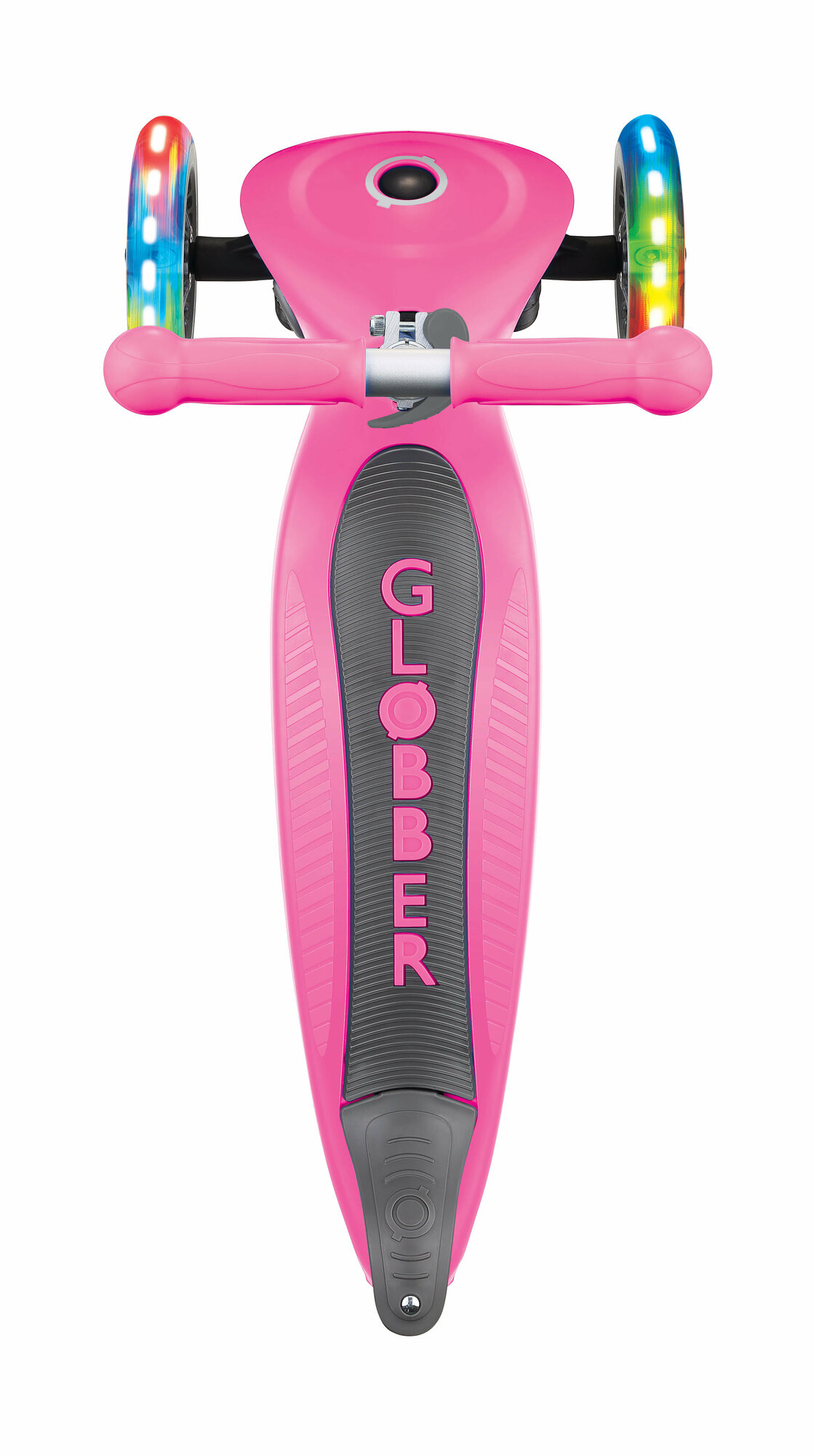 Самокат Globber Primo Foldable Lights розовый (432-210-2) - фото №13