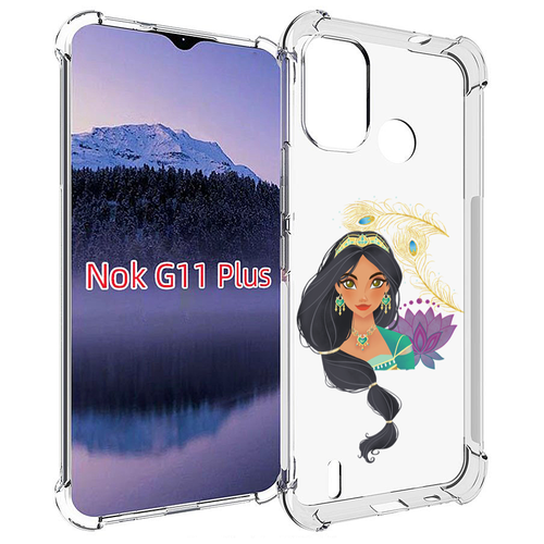 Чехол MyPads принцесса-из-алладина женский для Nokia G11 Plus задняя-панель-накладка-бампер