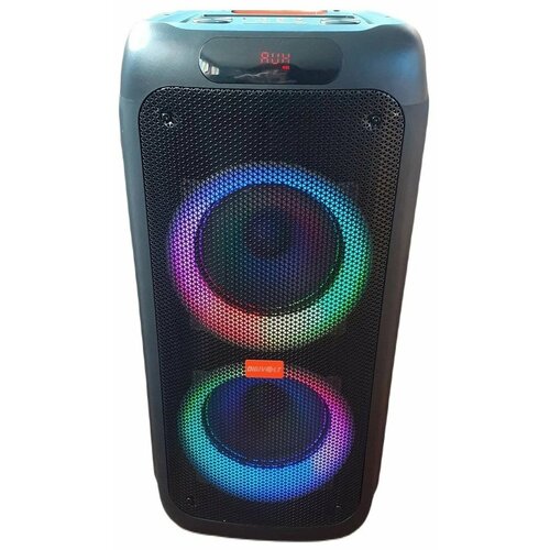 Колонка акустическая портативная комбоусилитель Караоке X V пульт 2 микрофонаbluetooth AUXUsbFMАудио входпиковая мощность 6800W 1499900₽