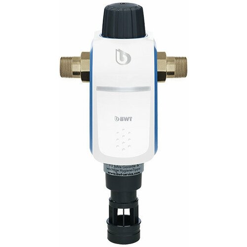 Фильтр для очистки воды с обратной промывкой BWT R1 3/4 / БВТ фильтр для холодной воды / Защита механических примесей, с ручной промывкой фильтр для воды гейзер бастион 7508075233 3 4 для холодной воды с обратной промывкой с манометром d65 32680