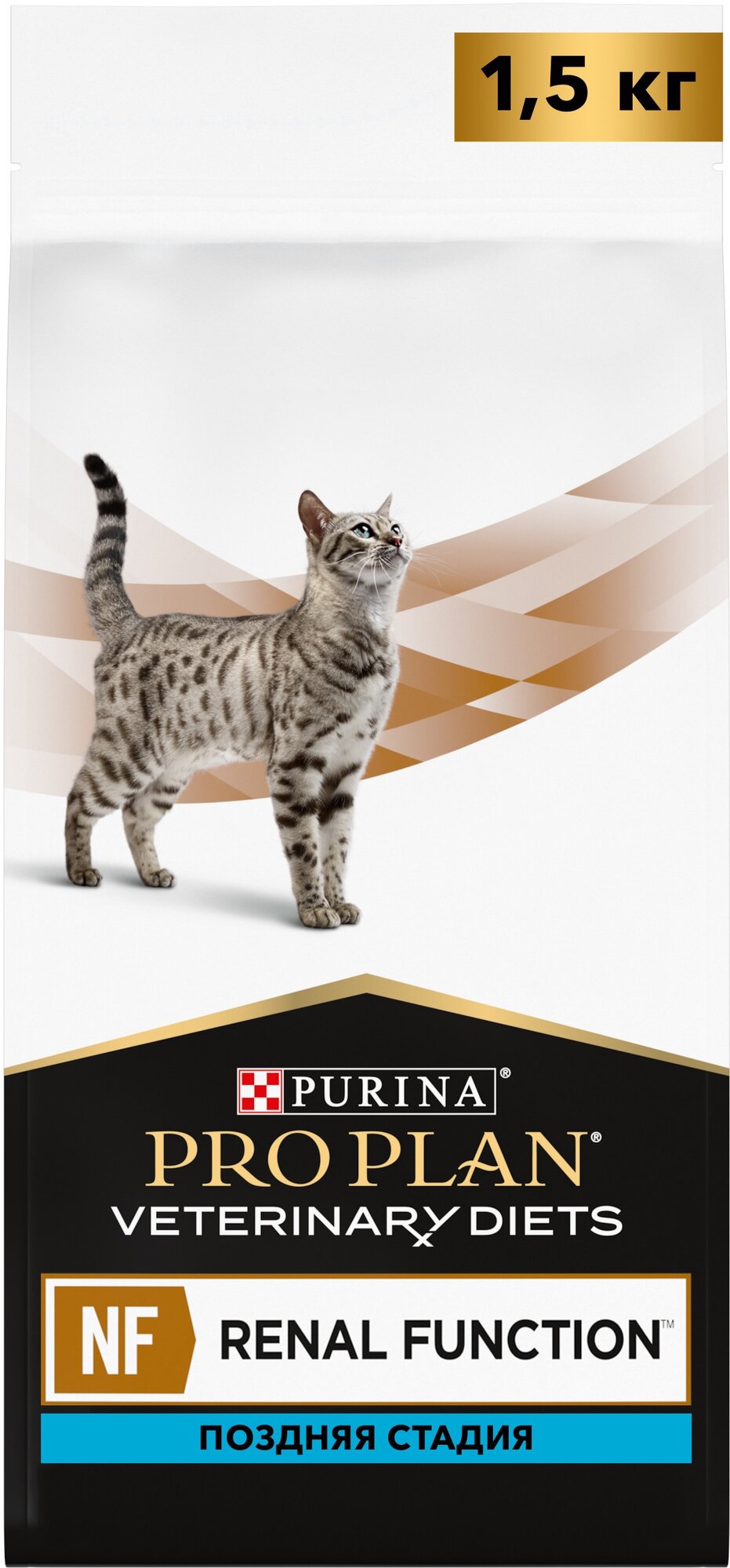 Сухой корм для кошек PRO PLAN VETERINARY DIETS NF Renal Function Advanced care (Поздняя стадия) при болезни почек, при ХПН 1.5 кг