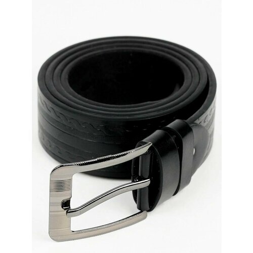 фото Ремень экокожа, для мужчин, черный elegant belt