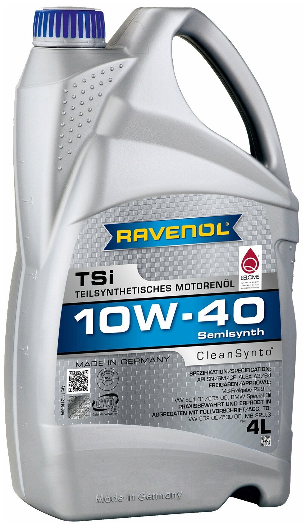 TSI 10W-40 полусинтетика 10W-40 4 л.