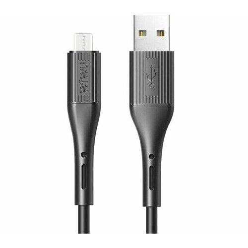 кабель wiwu hdmi to lightning usb cable x7l grey Кабель WIWU Vivid USB to Micro cable 1.2m Black (G40)