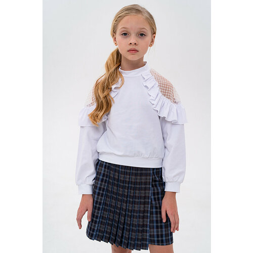 Школьная юбка Инфанта, размер 134/60, синий школьная юбка инфанта размер 134 60 серый