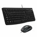 Комплект (клавиатура+мышь) Logitech MK120, USB, проводной, черный [920-002562]