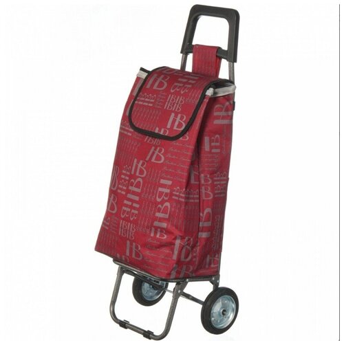 Сумка-тележка тележка для багажа , 45 л, 34х92х22 см, красный