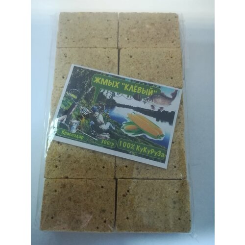 фото Прикорм жмых клевый для рыбалки вкус кукуруза желтый nonameeee