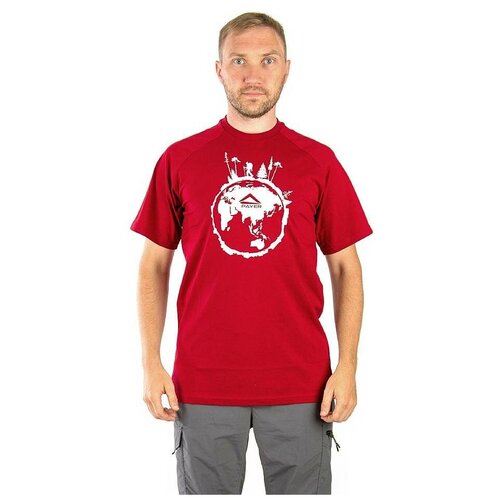 Футболка PAYER World Tour (Ворлд тур) (хлопок, бордо) (р-р XXL) (Novatex)