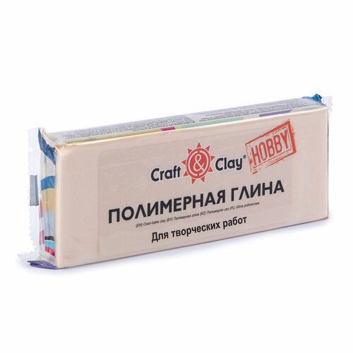 Полимерная глина Craft&Clay полимерная глина CCH 250 г 1004 телесный светлый