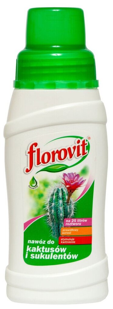 Удобрение жидкое Florovit, для кактусов и суккулентов, 250мл .