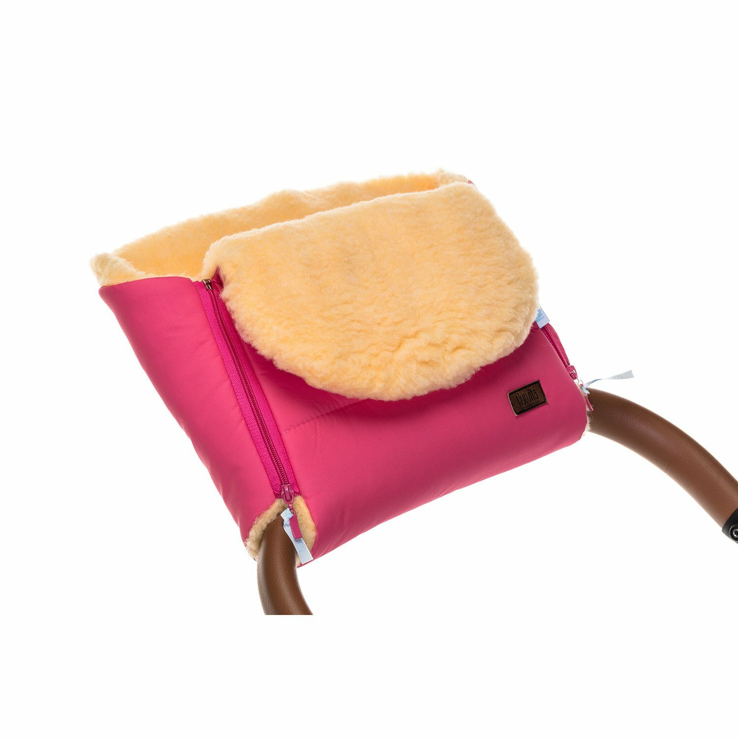 Муфта меховая для коляски Nuovita Vichingo Pesco (Rosa/Розовый)