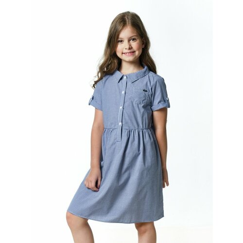 фото Платье mini maxi, размер 98, синий