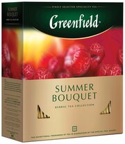 Чай GREENFIELD "Summer Bouquet" фруктовый, 100 пакетиков в конвертах по 2 г, 0878-09 В комплекте: 1шт.