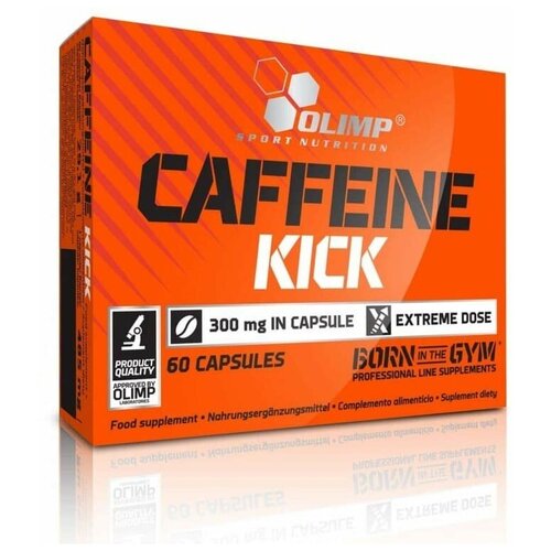 Olimp Caffeine Kick 300 mg 60 капсул wtf labz kick ass 60 капсул