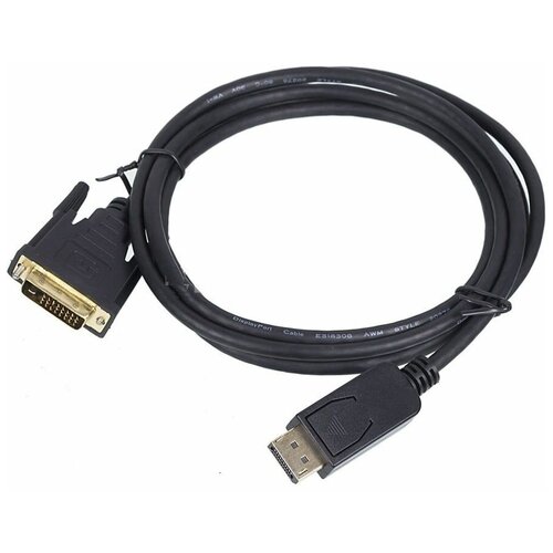 Кабель DisplayPort (m) DVI (m) 2м черный 1147349 кабель displayport m dvi m 2 м черный
