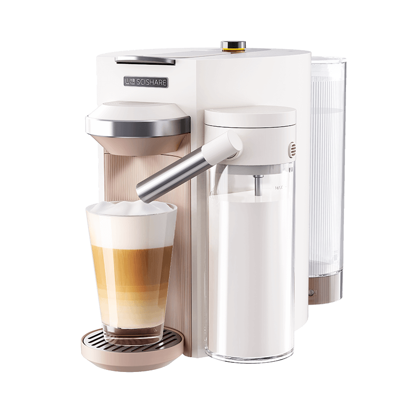 Капсульная кофемашина Xiaomi Scishare Fancy Capsule Coffee Machine Beige (S1205) - фотография № 1