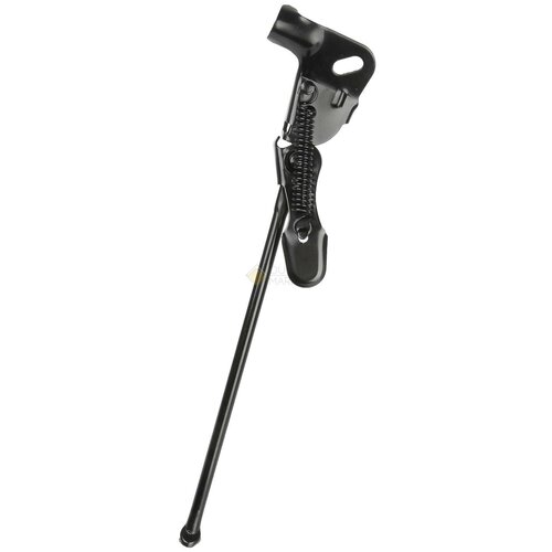 фото Подножка велосипедная сталь horst 26-28 нерегулируемая крепление к оси/эксц. зад. втулки черная