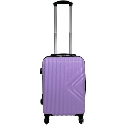 Чемодан – ручная кладь (размер S) 40 л, 55x36x20 см, съемные колеса , цвет сиреневый