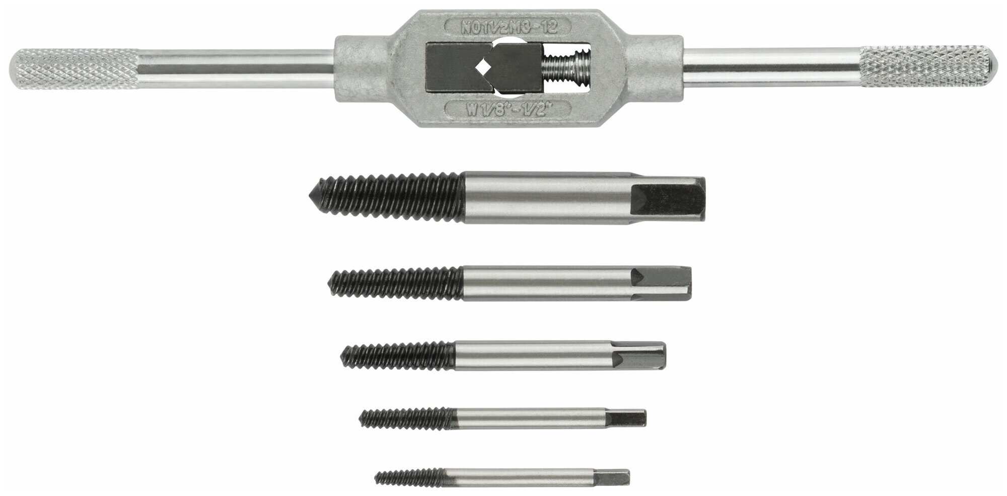 Набор экстракторов 5 шт с метчикодержателем